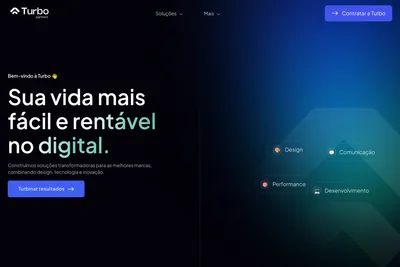 Screenshot of the Turbo Partners homepage