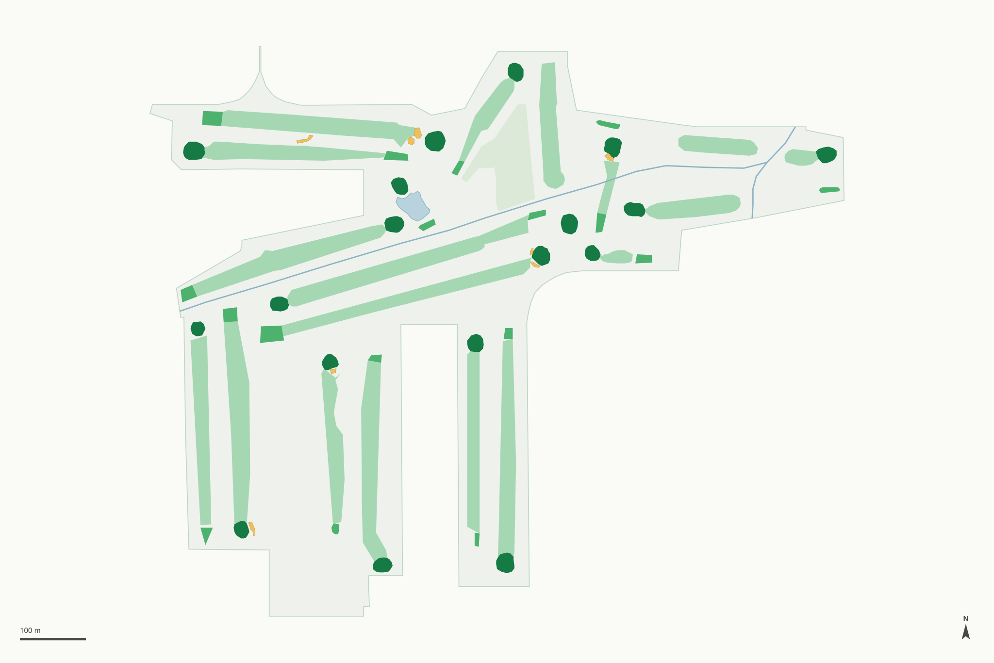 Map of Gresham Golf Course