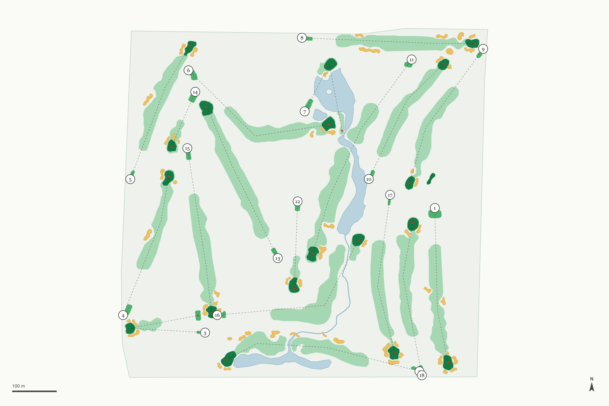 Map of Tripoli Country Club