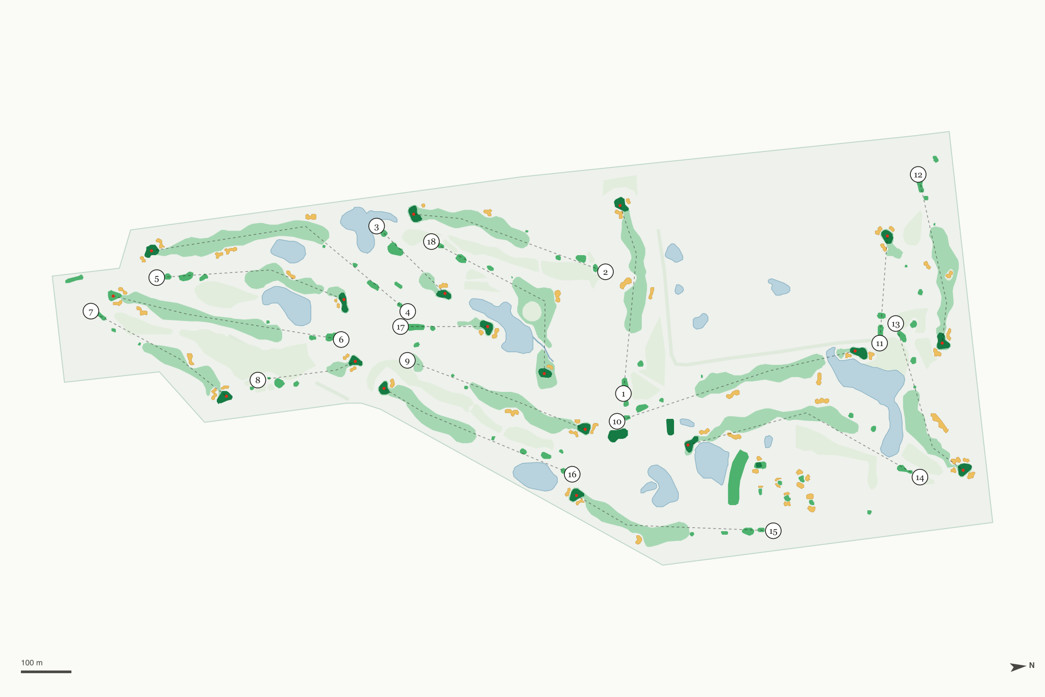 Map of Fire Ridge Golf Club