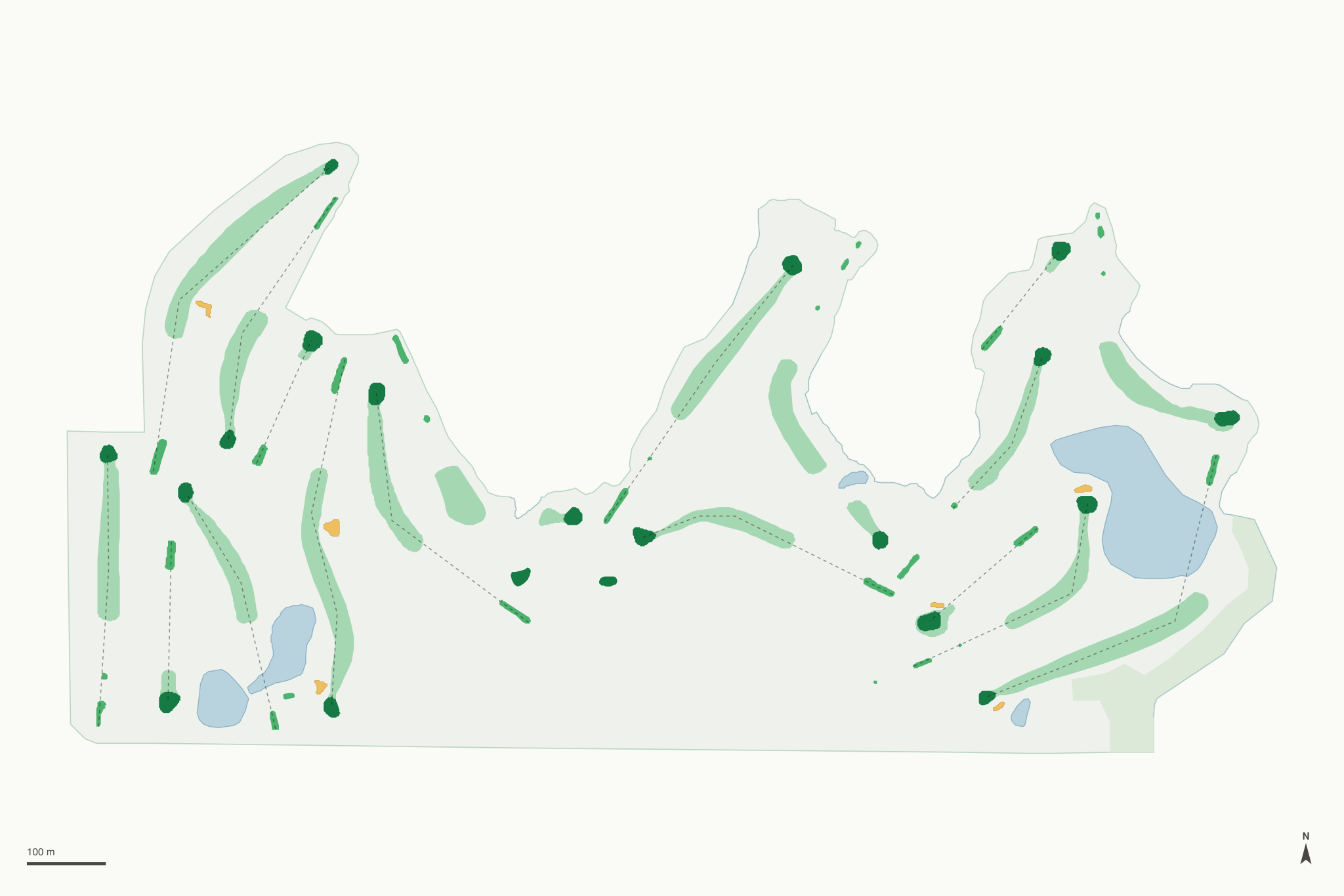 Map of Elbel Park Golf Course