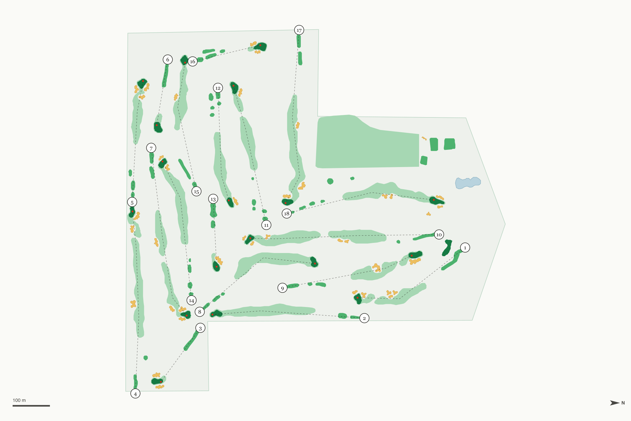 Map of Stonehedge Golf Club