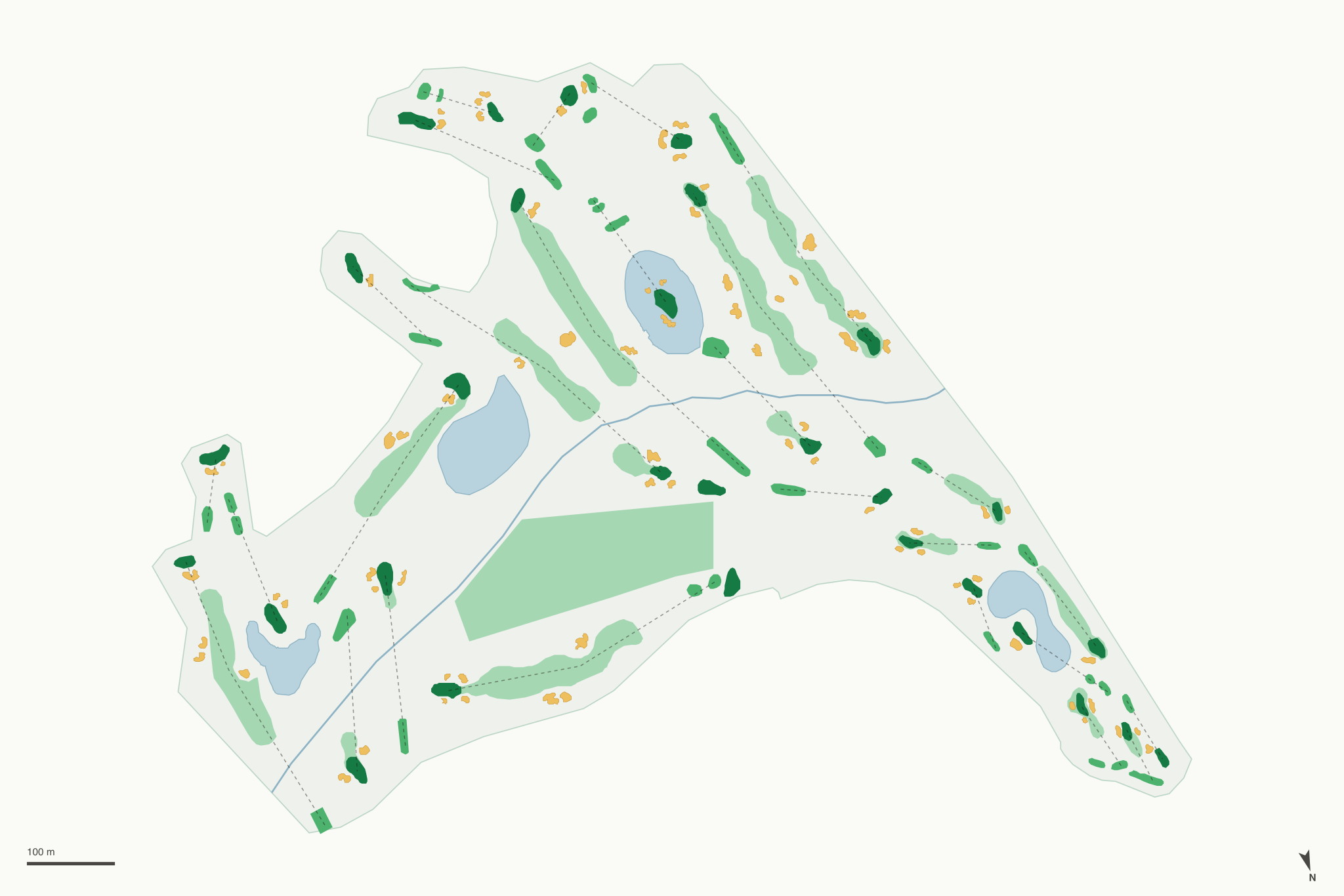 Map of Vista Valencia Golf Course