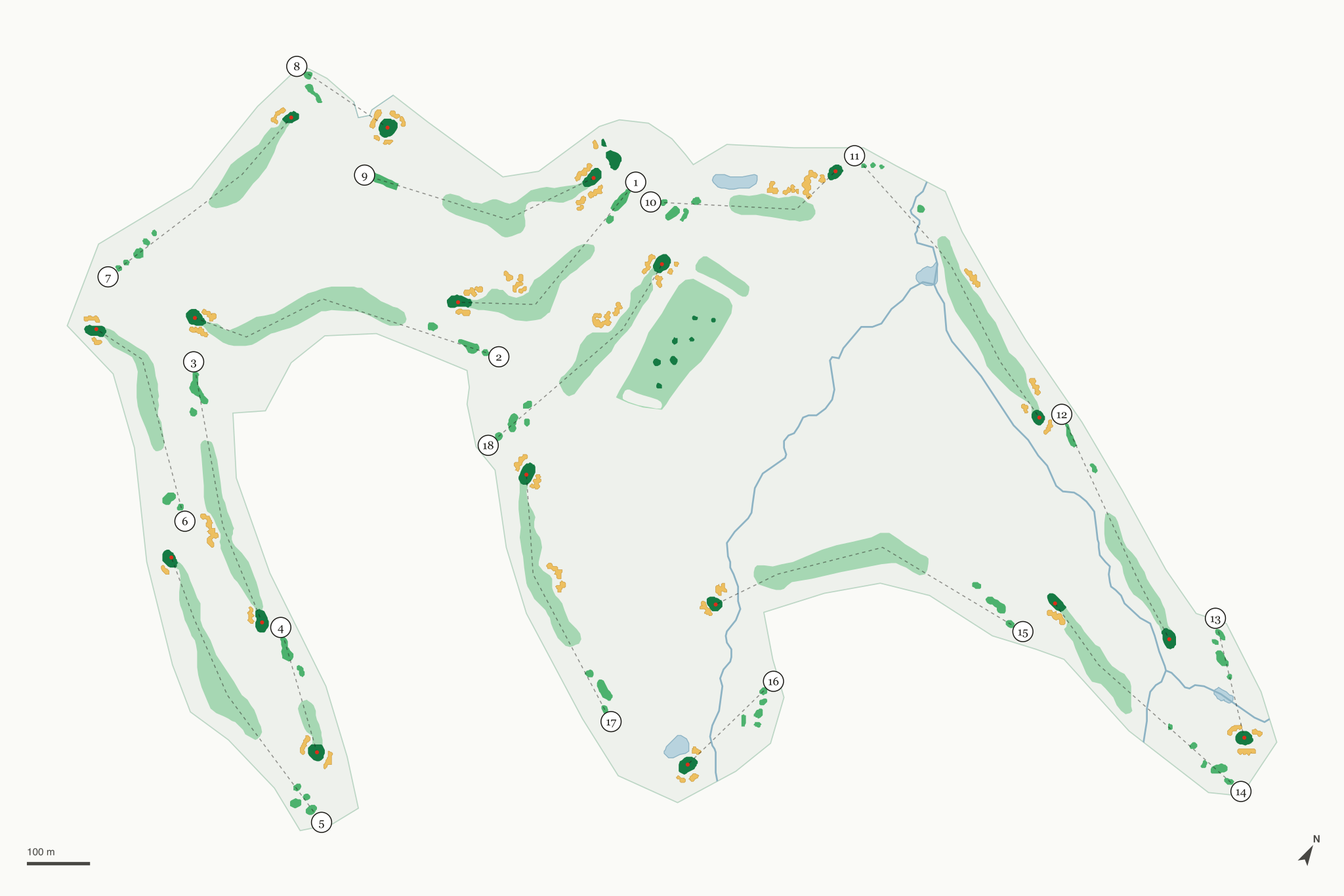 Map of Eagle Ridge Resort
