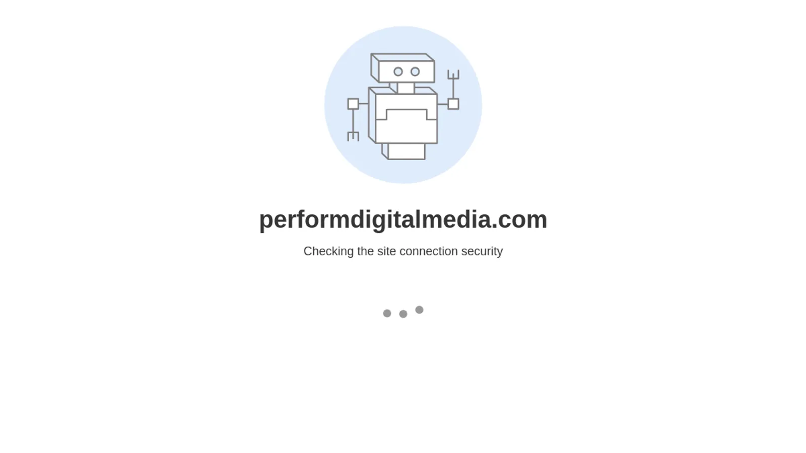 Screenshot of the Perform Digital Media homepage