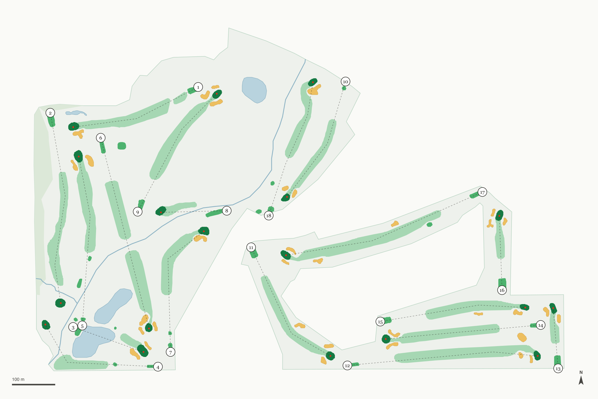 Map of Edgebrook Golf Club