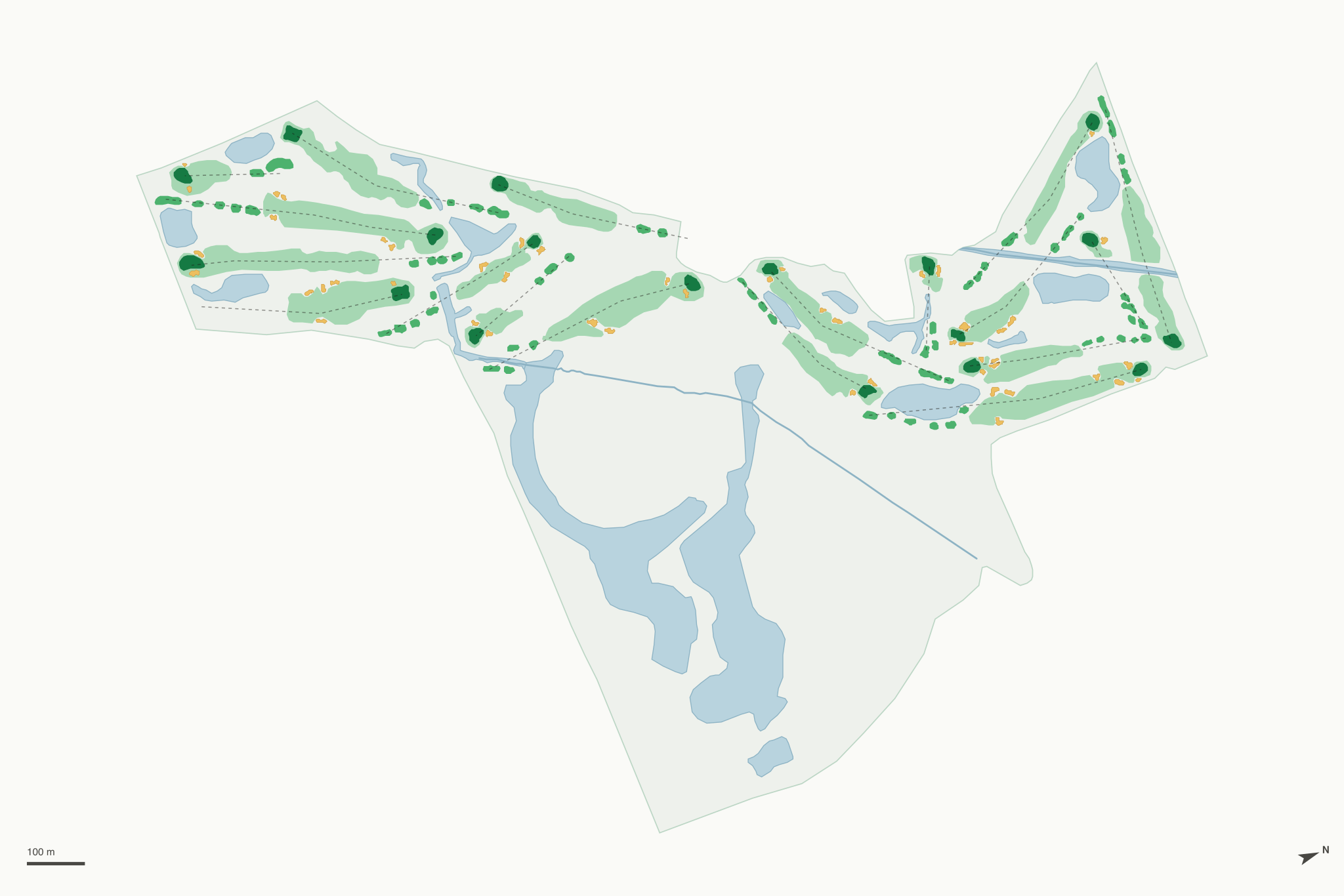 Map of Bobby Jones Golf Club
