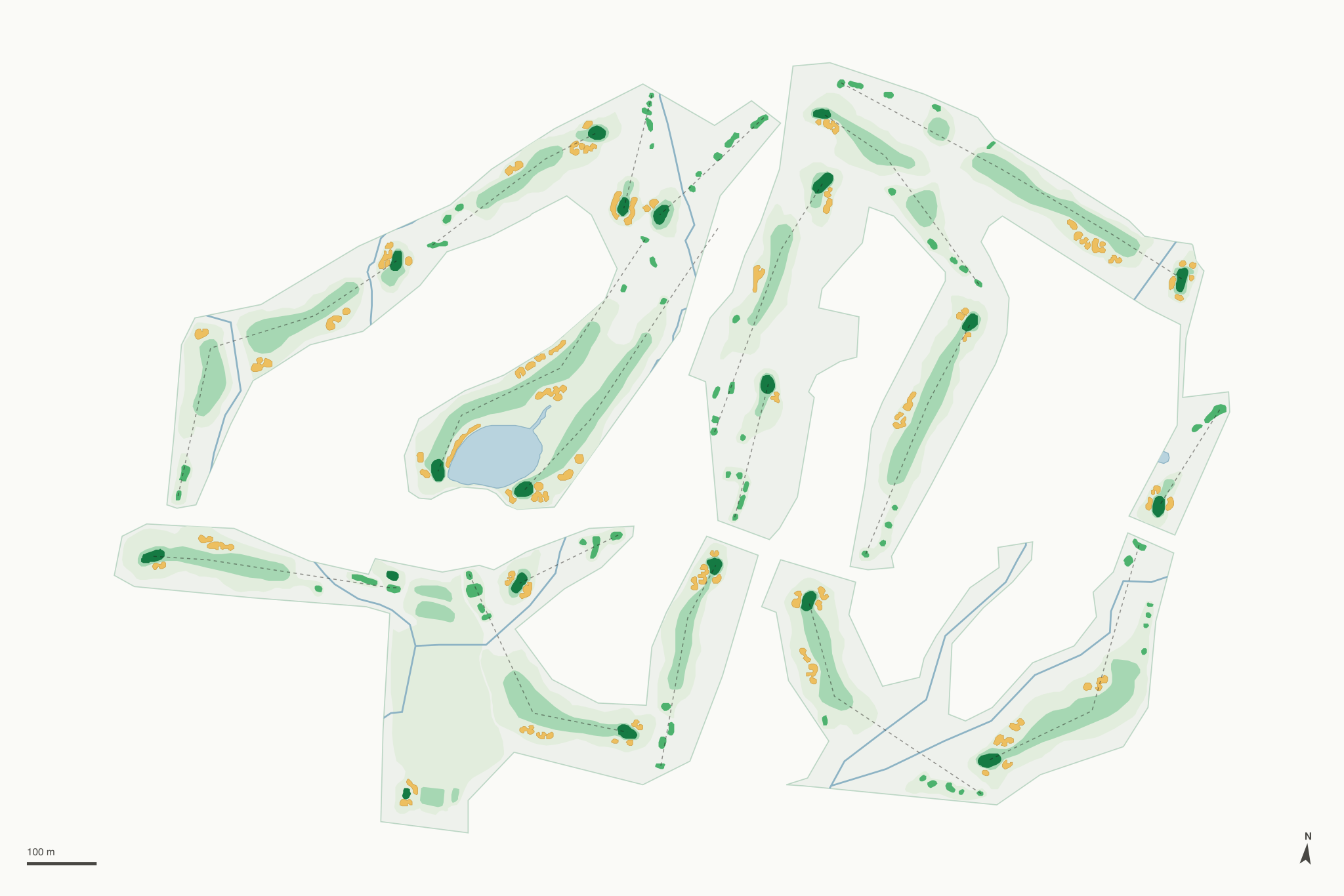 Map of Arizona National Golf Club