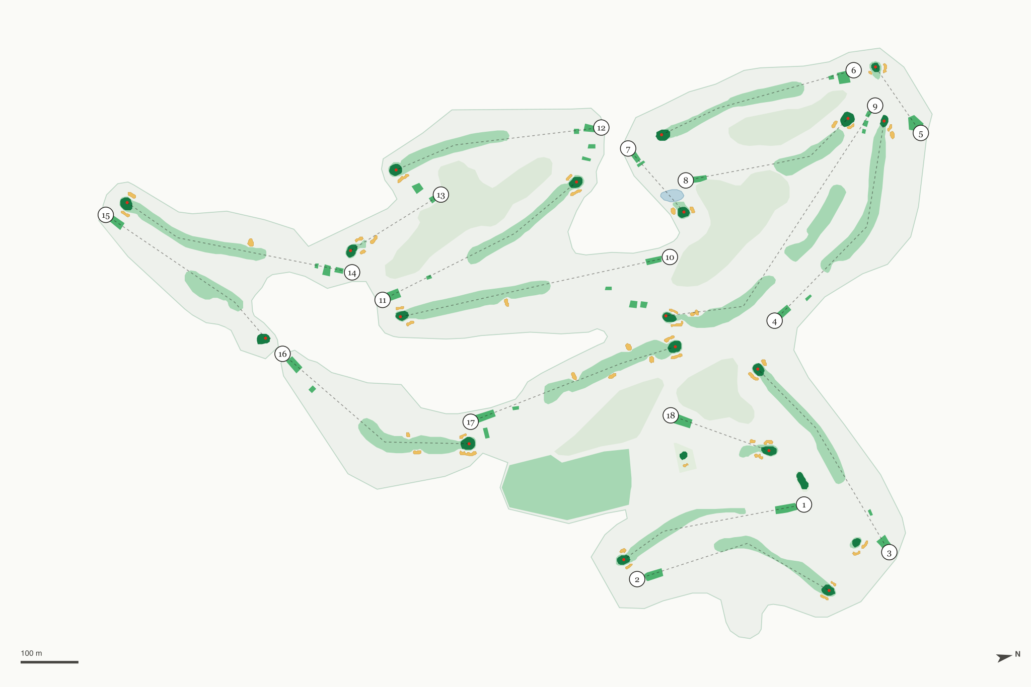 Map of Mohansic Golf Course