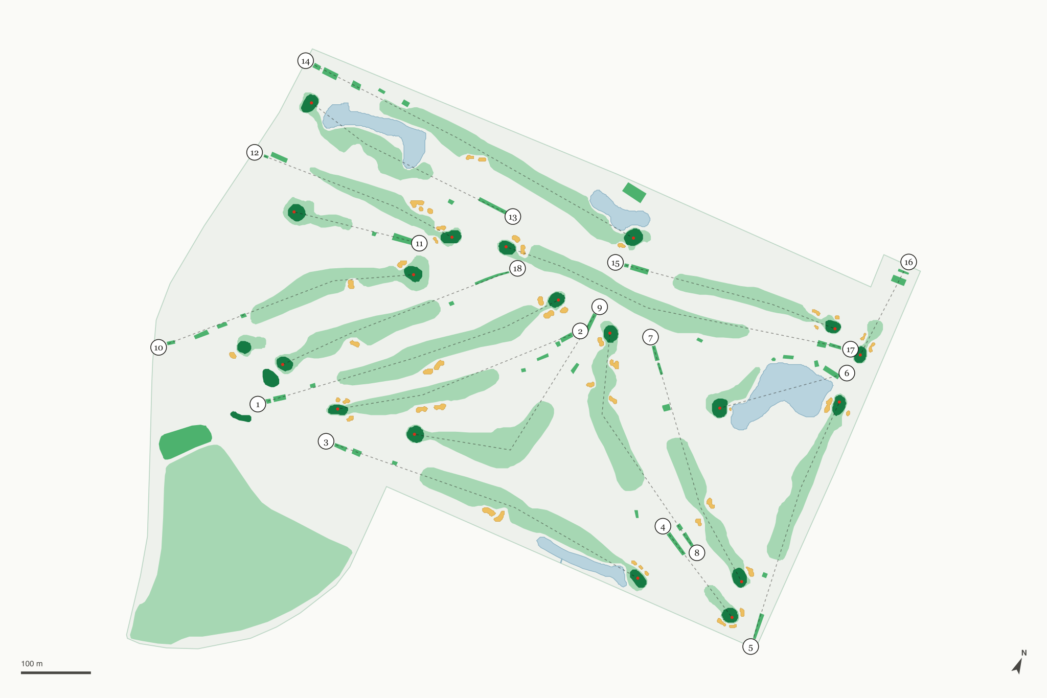 Map of Island View Golf Club