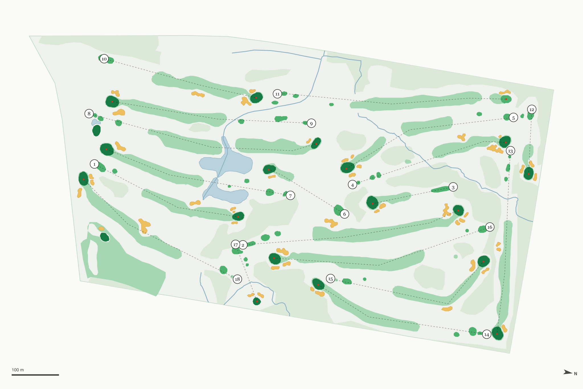 Map of Silver Lake Country Club