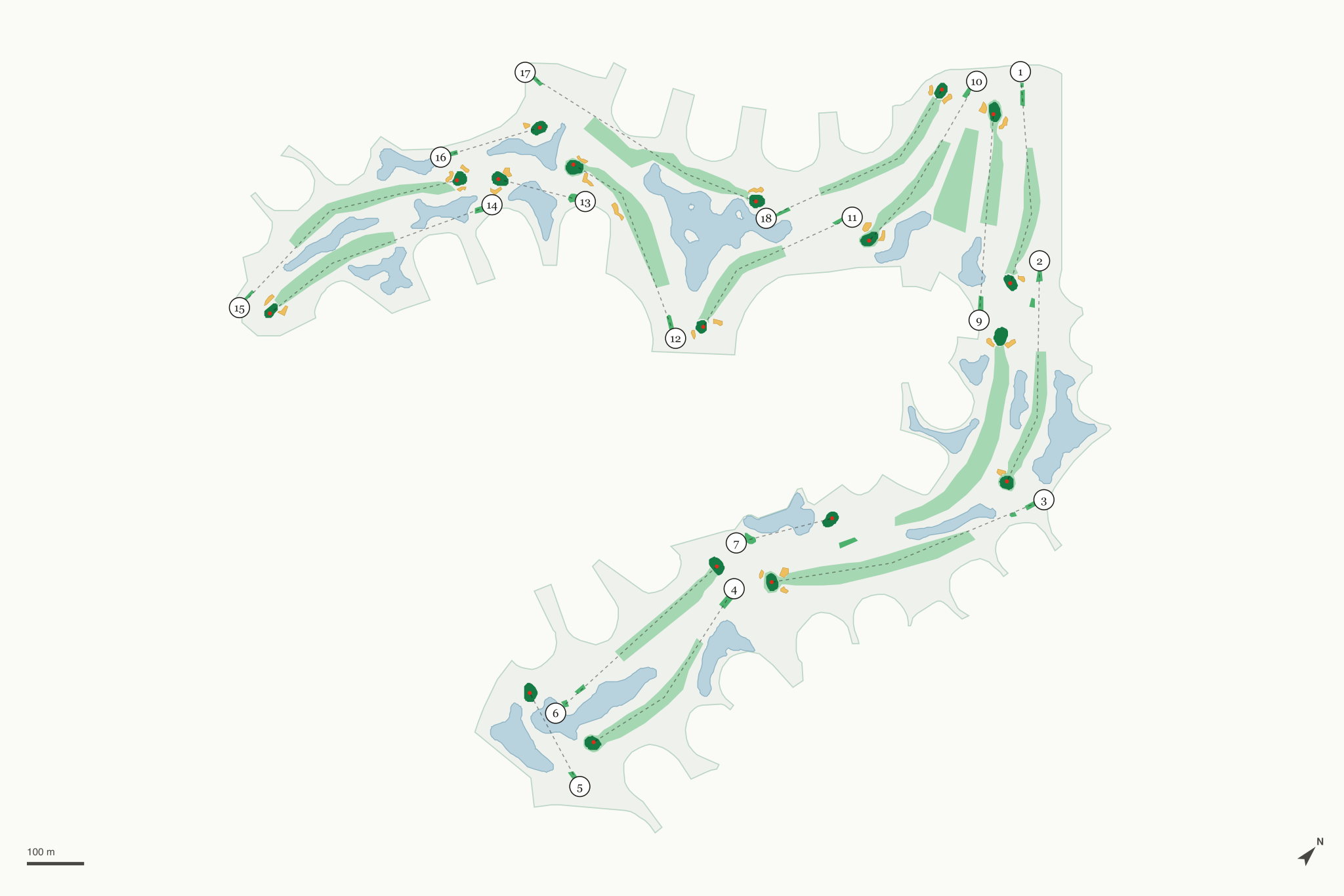 Map of Stansbury Park Golf Course
