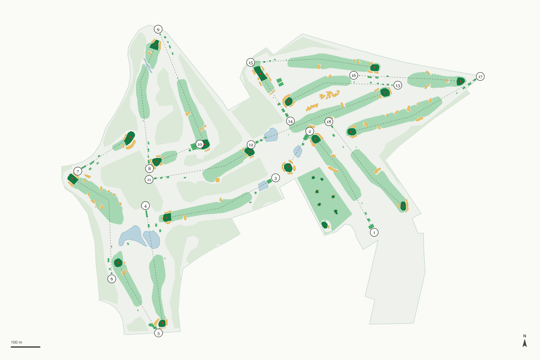 Map of Southampton Golf Club