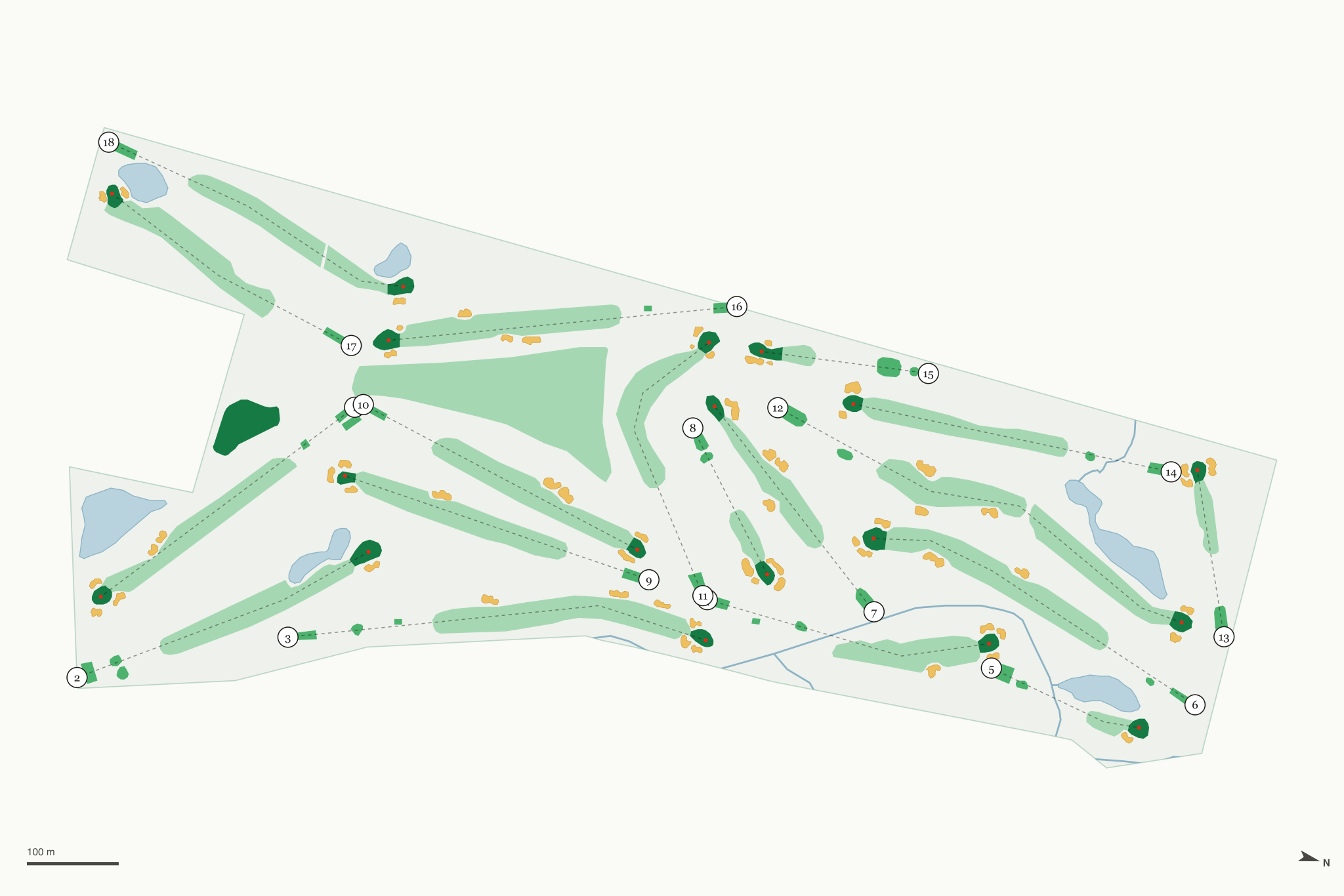 Map of Deerpath Golf Course