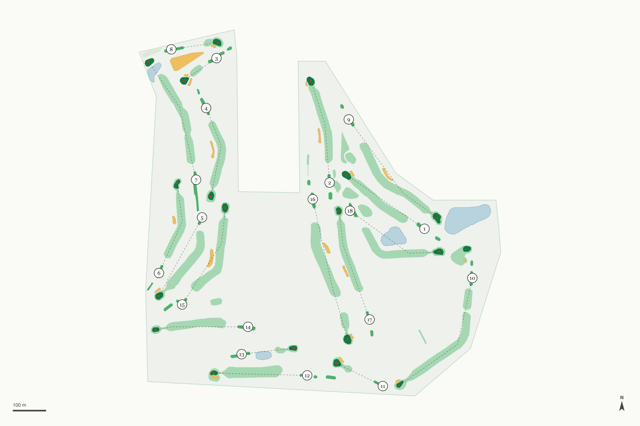 Map of Rivercrest Golf Club