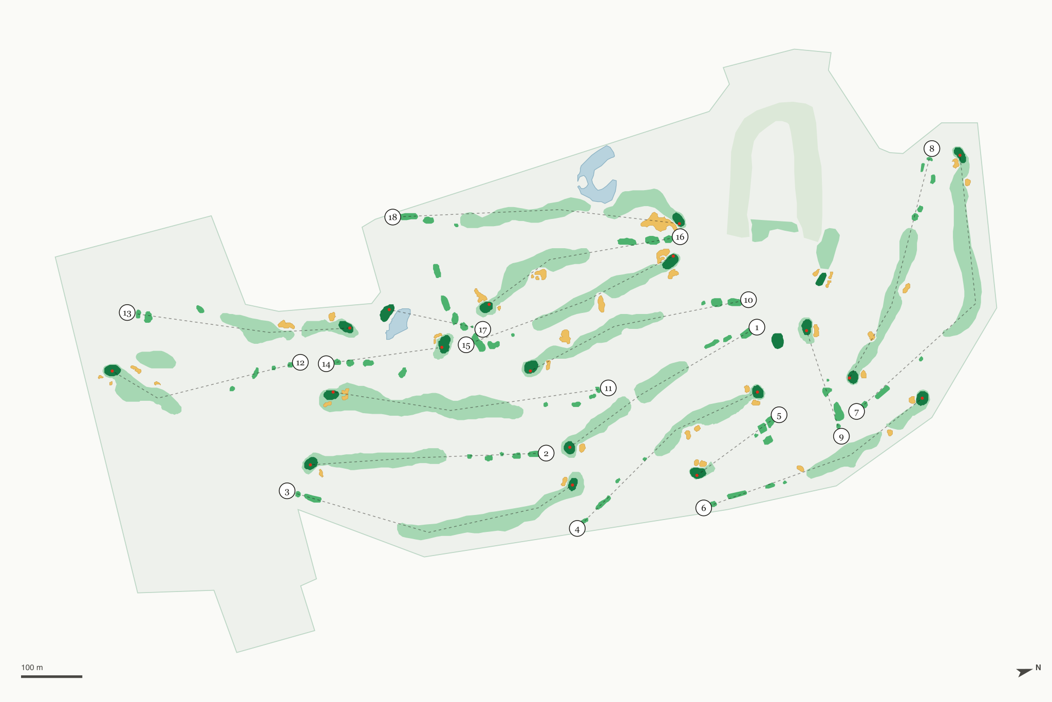 Map of Brooksville Country Club
