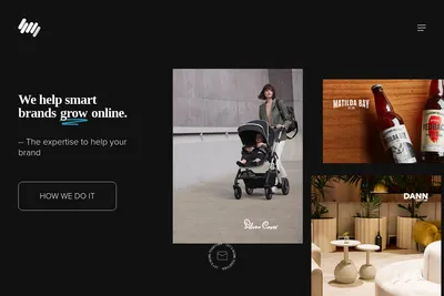 Screenshot of the Nextwave homepage