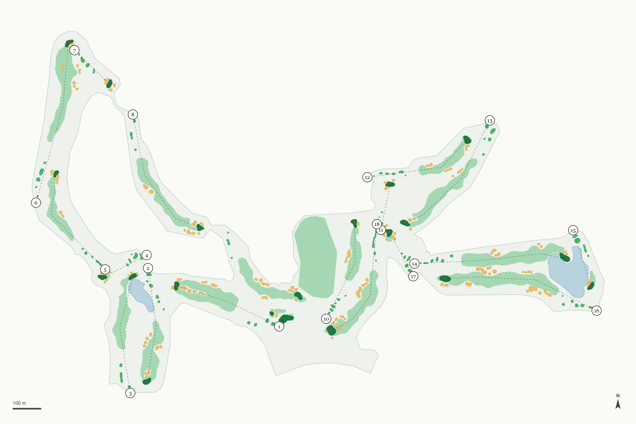 Map of Serrano Country Club