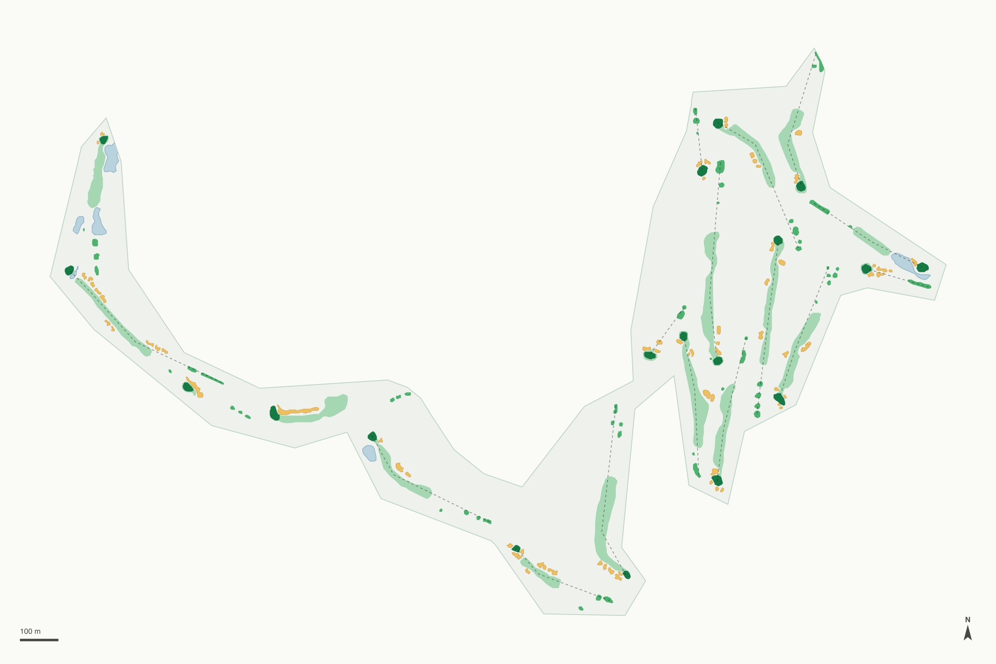 Map of The Alpine Golf Course