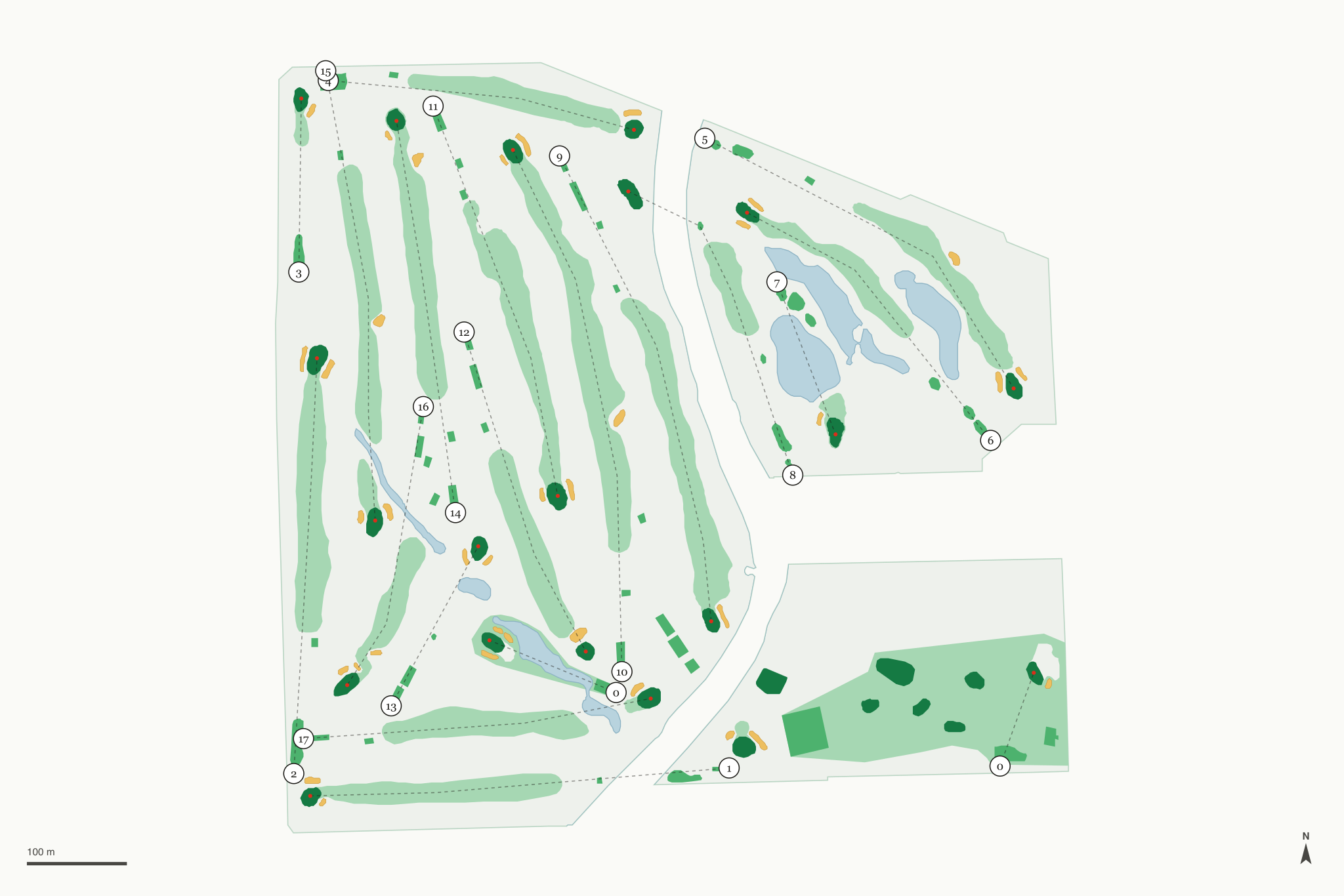 Map of Riverside Golf Club