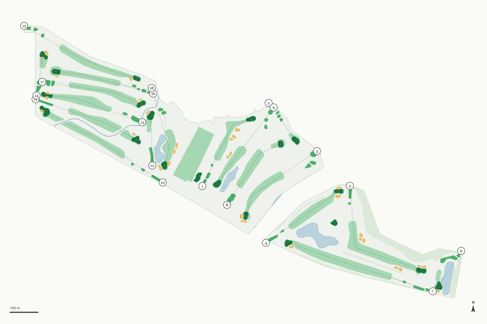 Map of Maplewood Golf Course