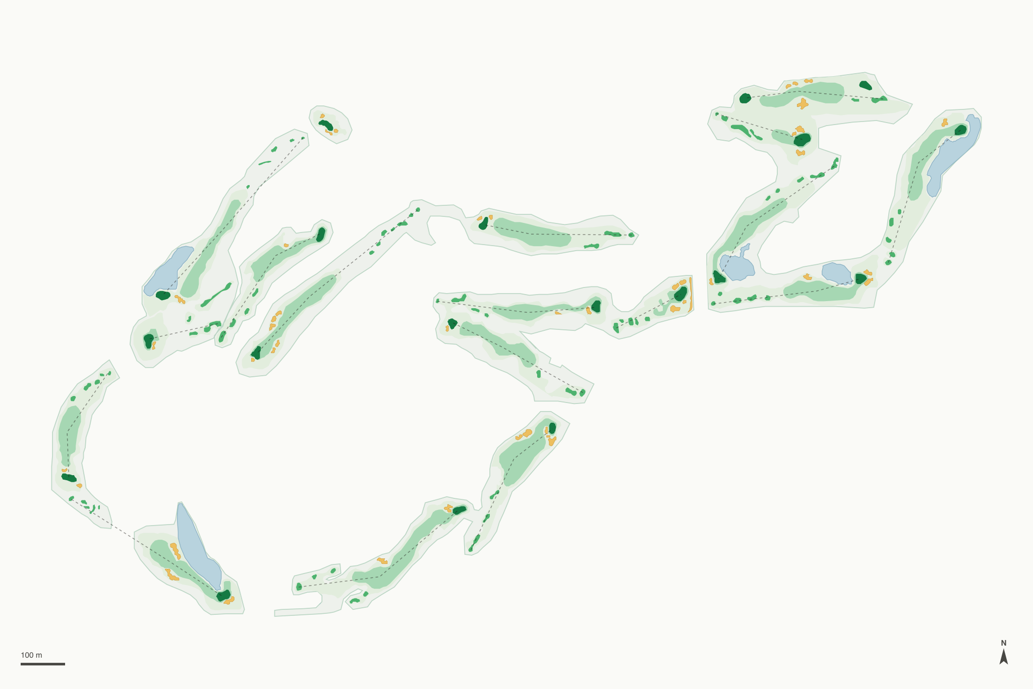 Map of Oasis Golf Club
