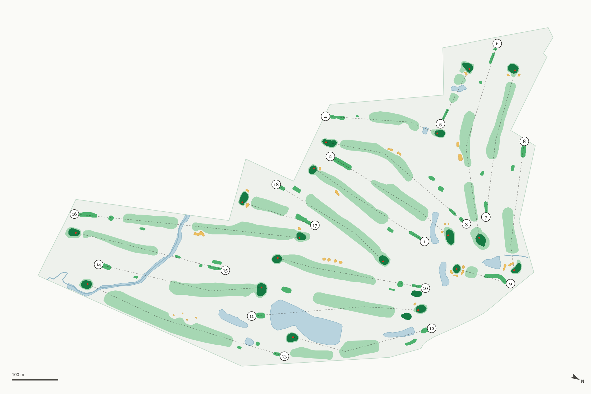 Map of Stillwater Valley Golf Club