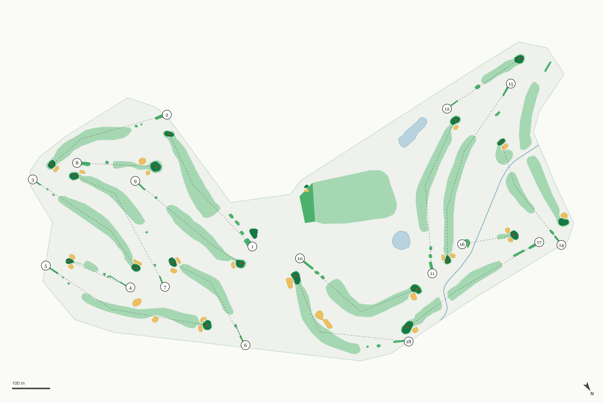 Map of Miami Springs Golf & Country Club
