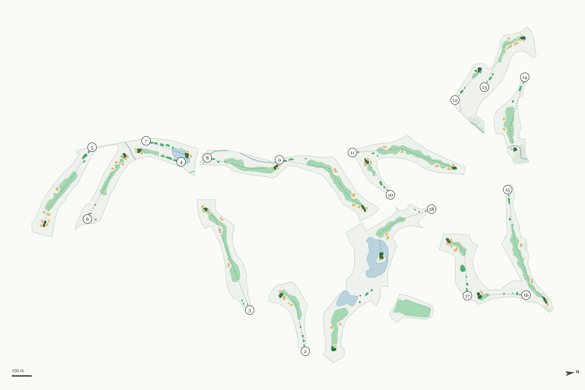 Map of Blackhawk Country Club