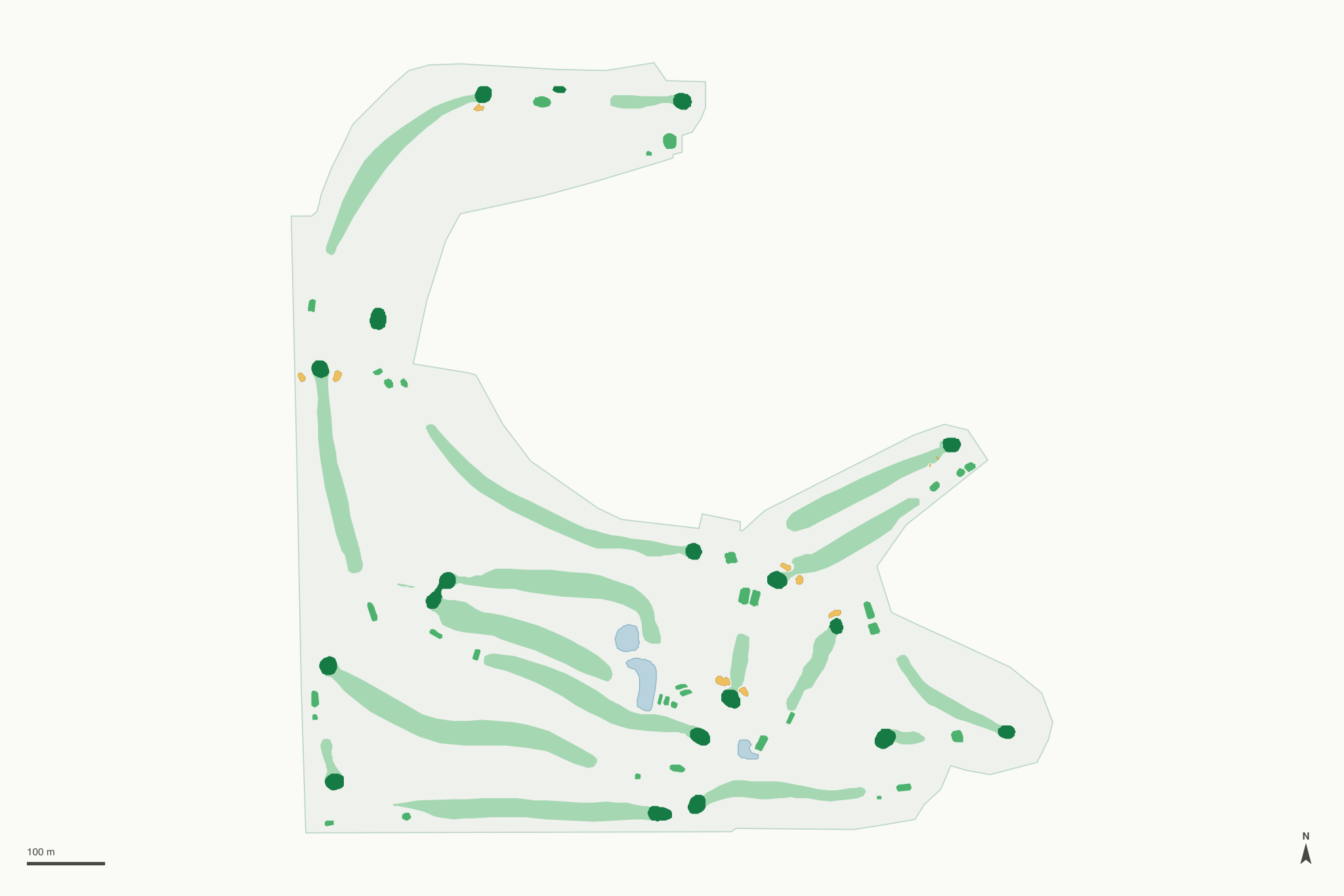 Map of Valley High Golf Club
