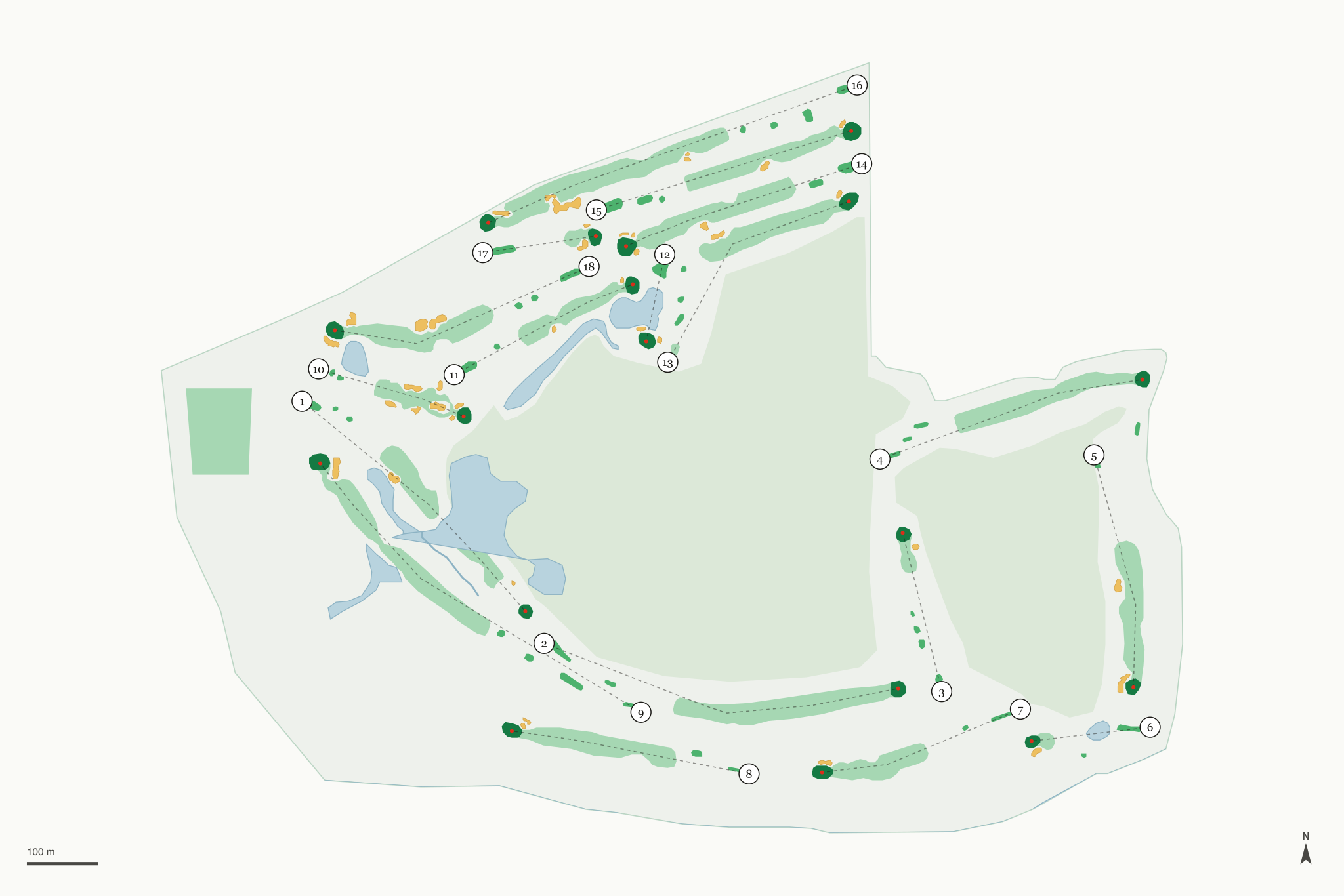 Map of Wisconsin River Golf Club