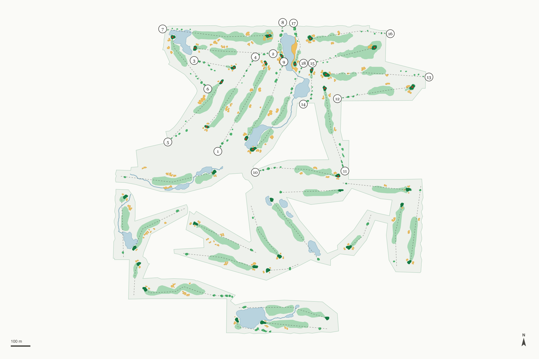 Map of Desert Willow Golf Resort