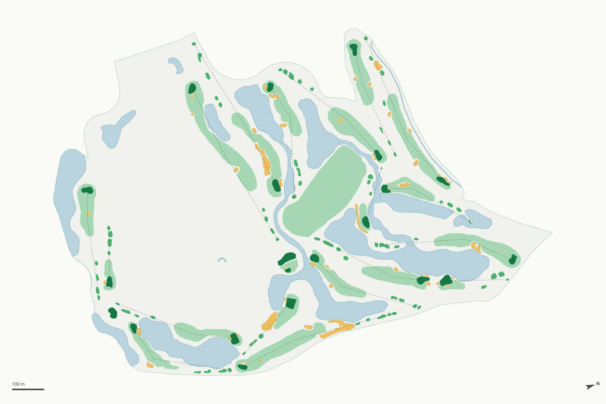 Map of Shingle Creek Golf Club
