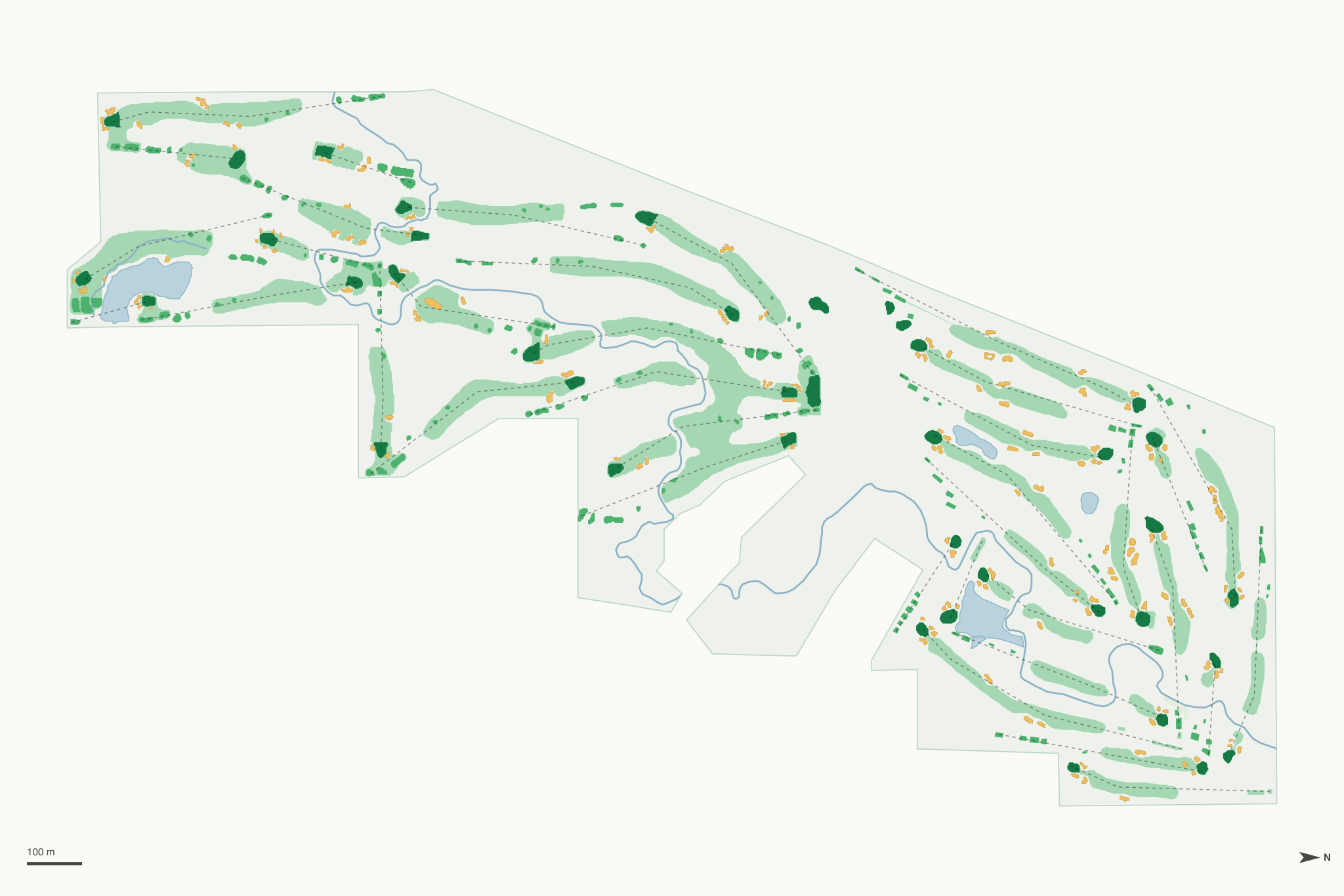 Map of Olympia Fields Country Club