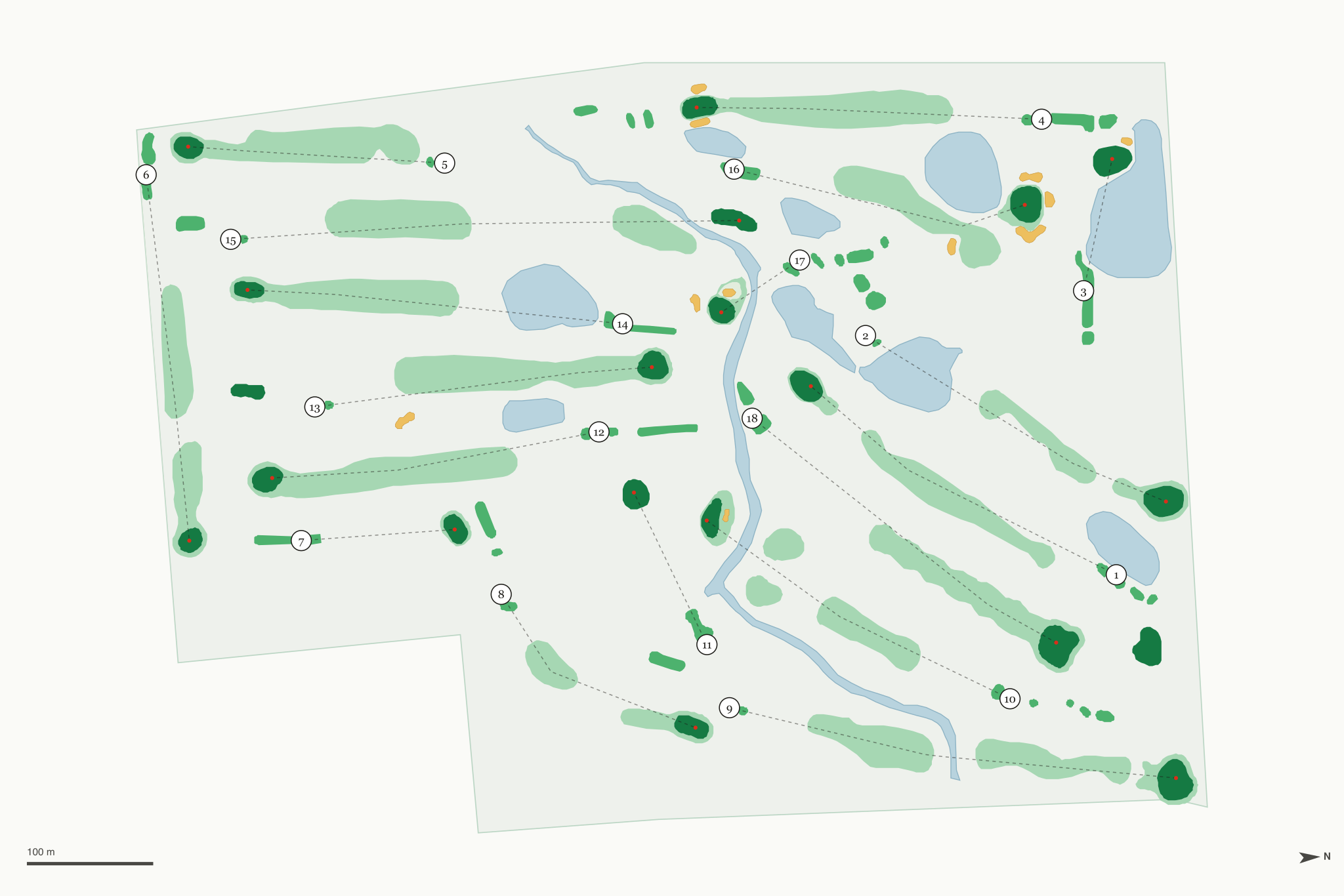 Map of Coppertop Golf Club