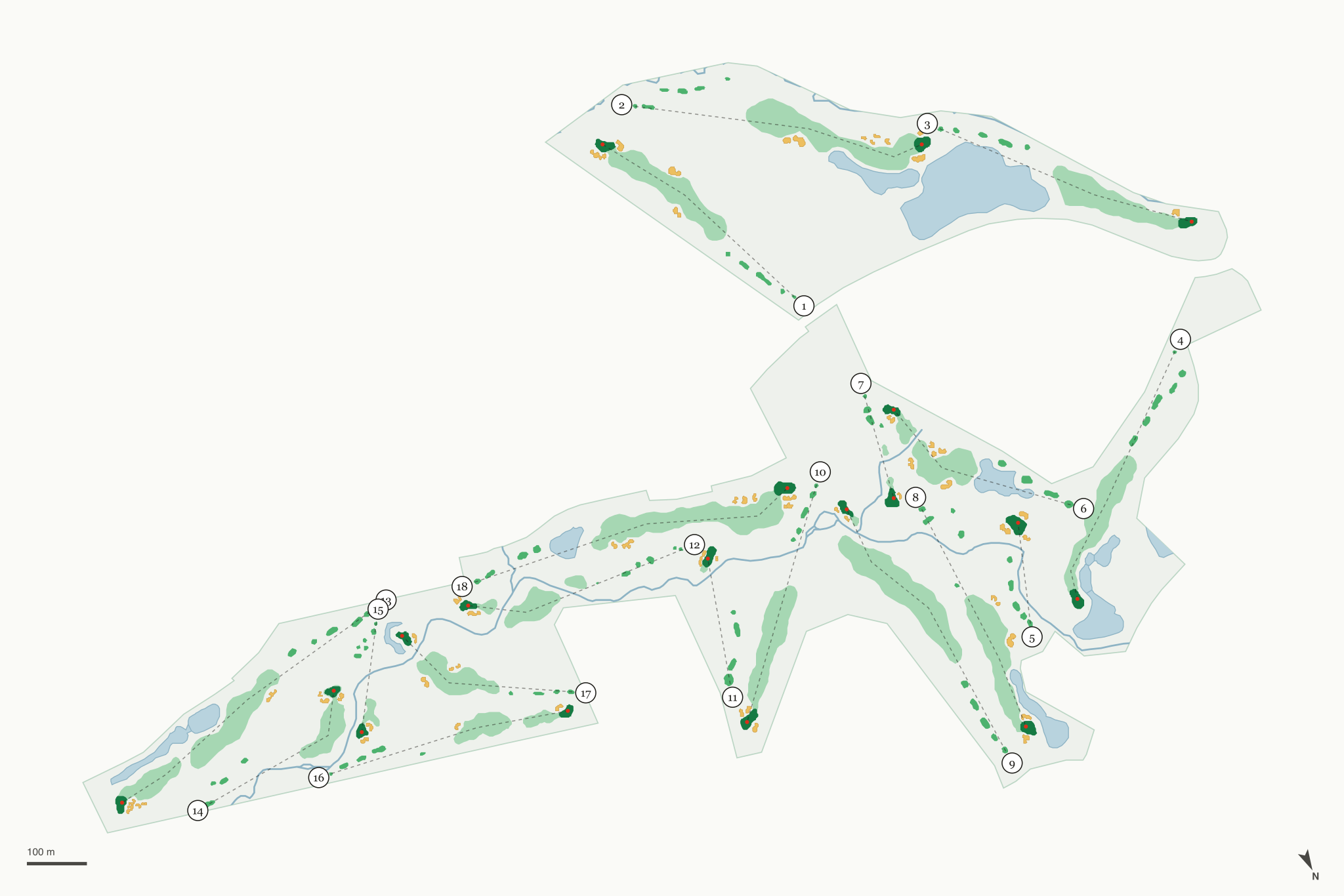 Map of Pinnacle Golf Club