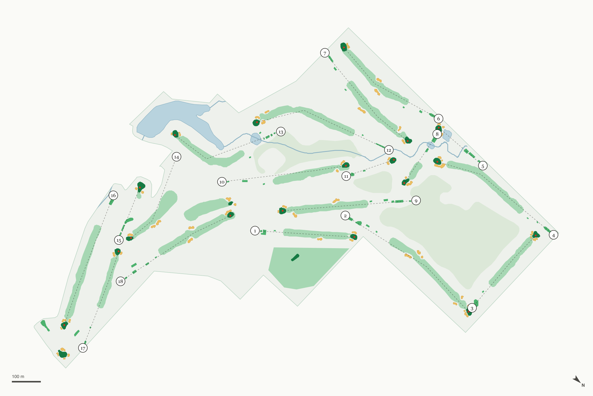 Map of Brookside Golf & Country Club