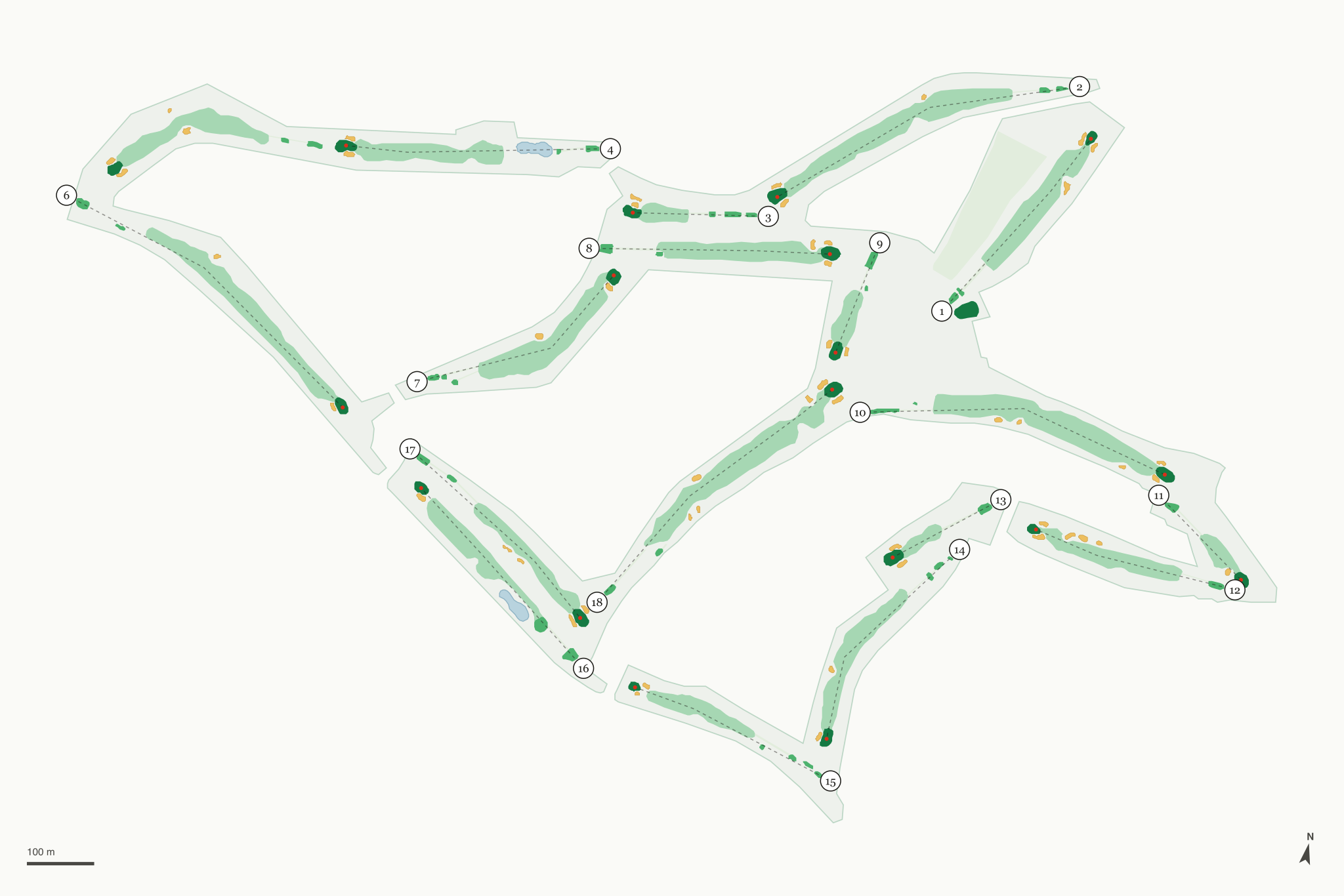 Map of Via Verde Country Club