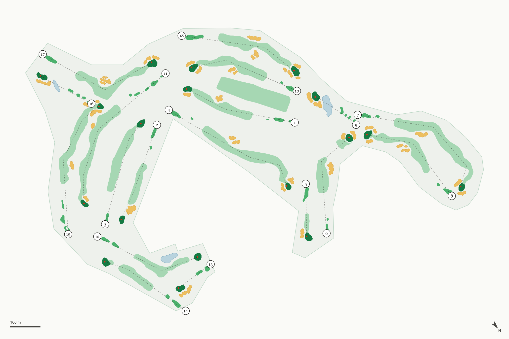 Map of Timber Ridge Golf Club