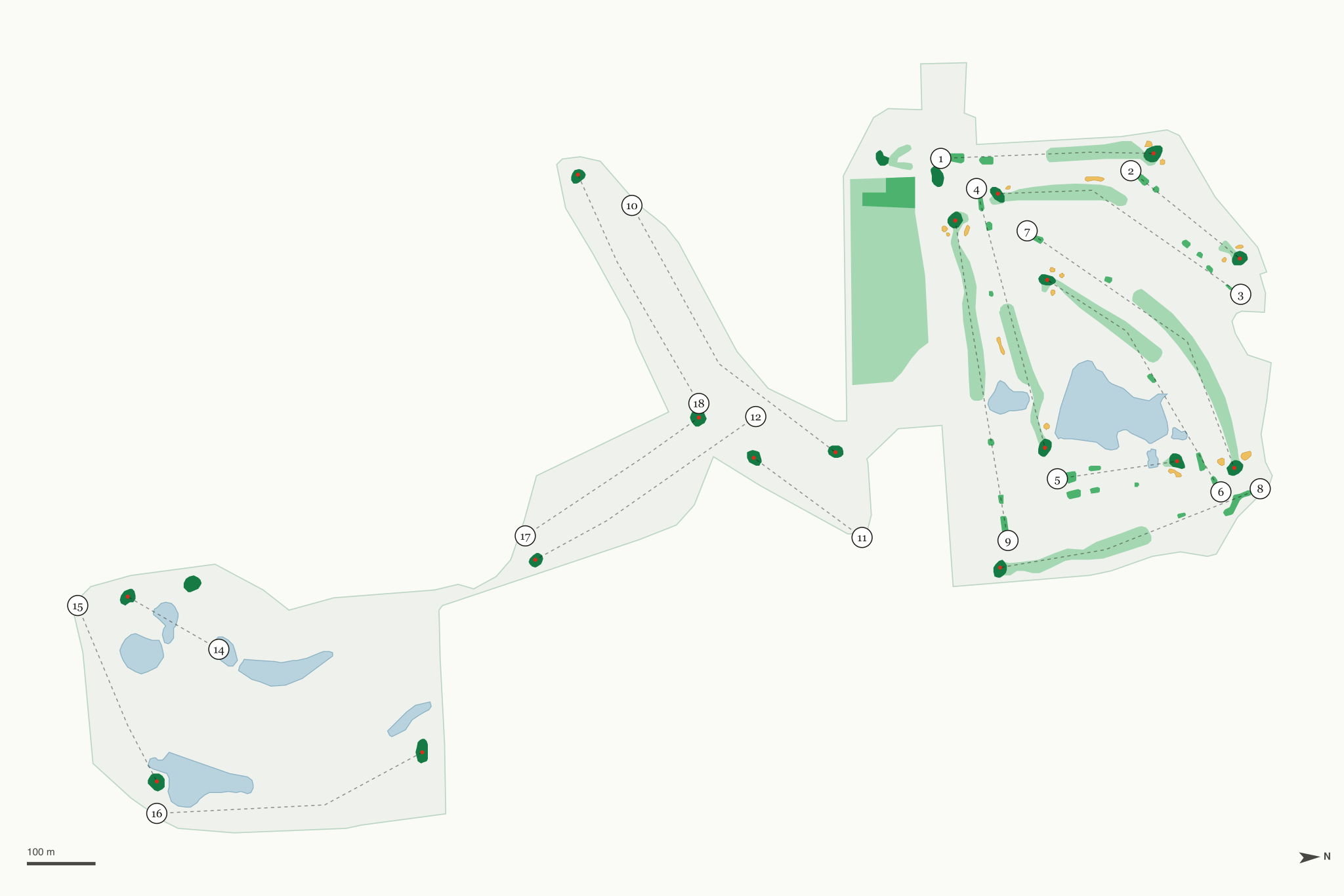Map of Foxcliff Golf Club