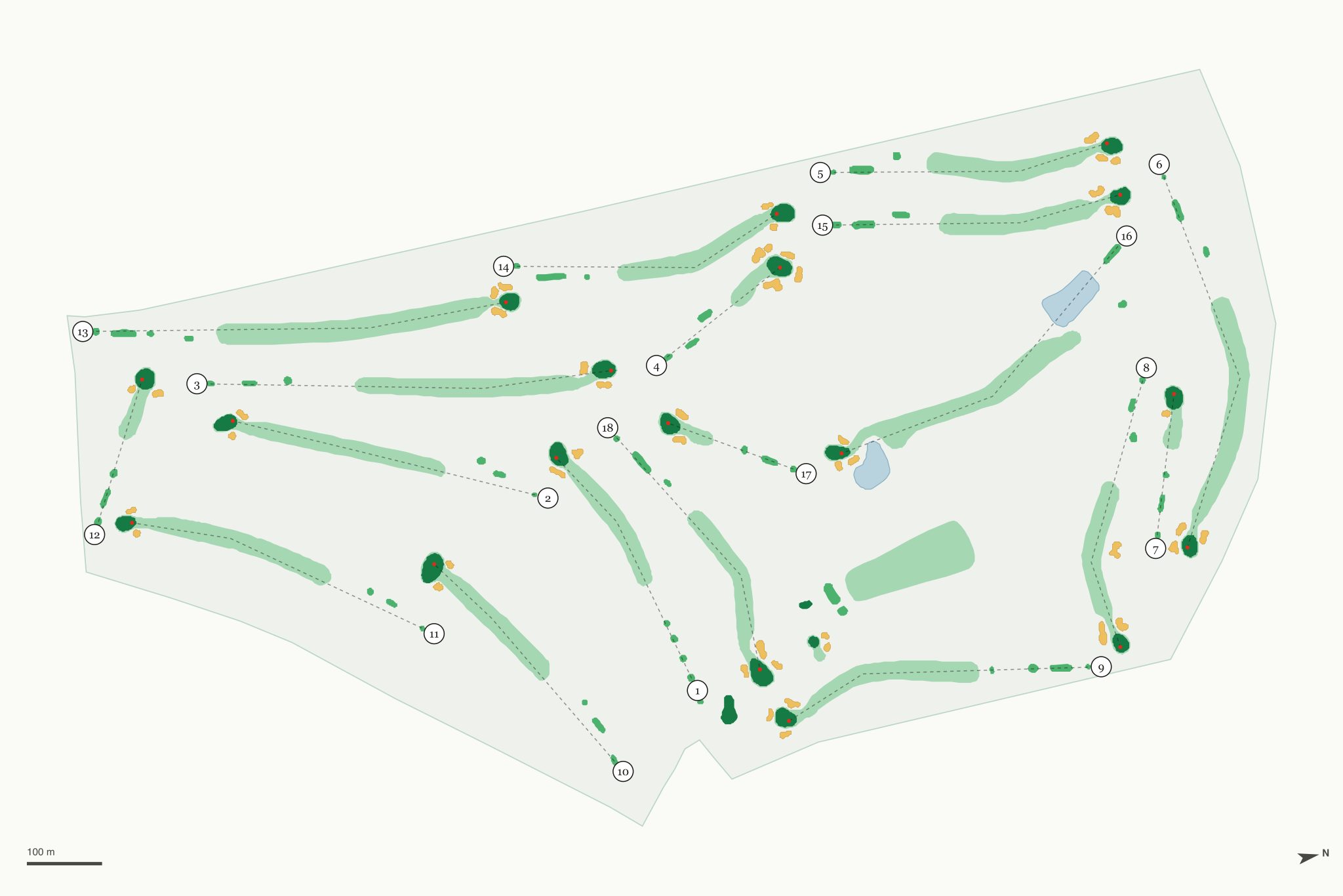 Map of Atwood Homestead Golf Course