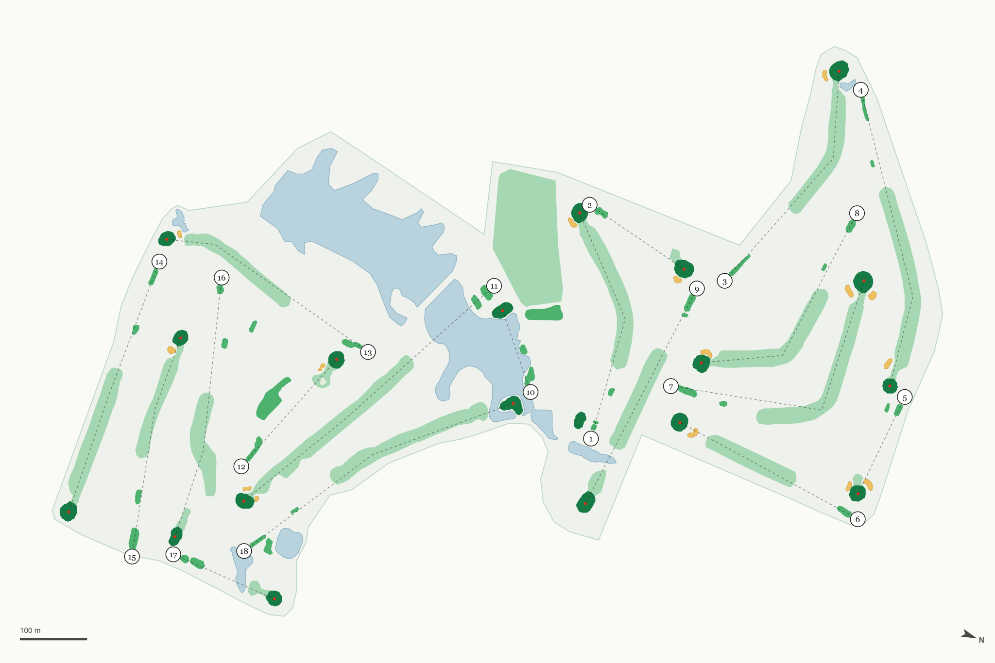 Map of Greenview Golf Club