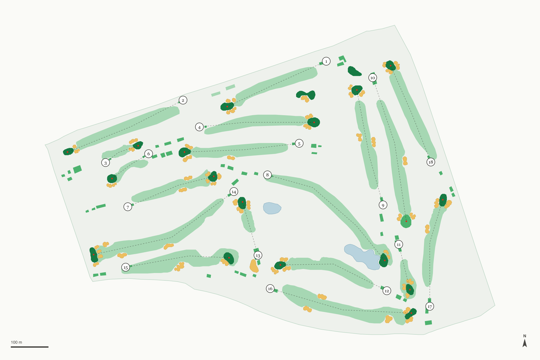 Map of San Diego Country Club