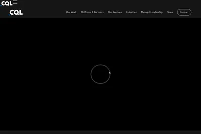 Screenshot of the CQL homepage