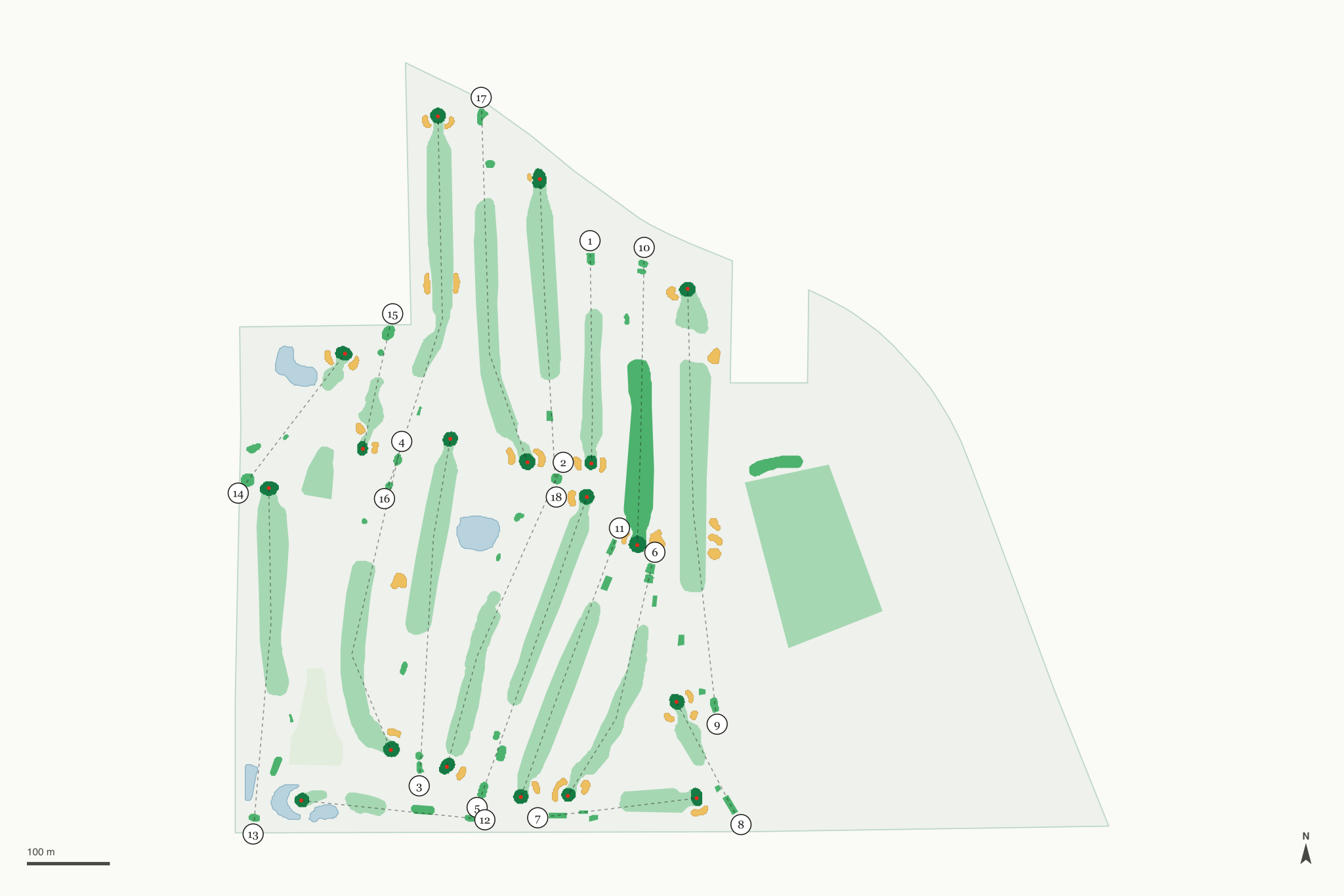 Map of Lake Ripley Country Club