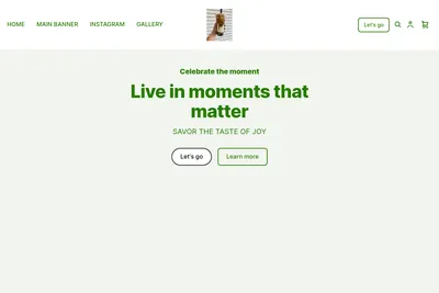 Fresh Bubble tea website homepage