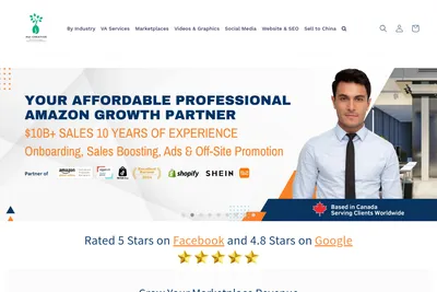 Screenshot of the Hui Creative homepage