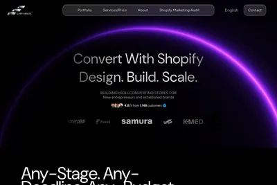 Screenshot of the Leanid - Developer homepage