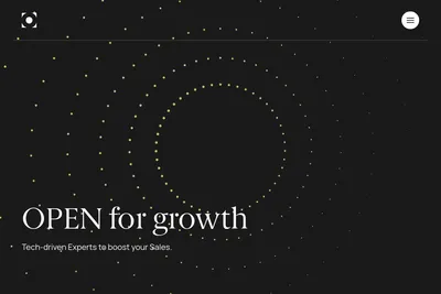 Screenshot of the OPEN Digital Experience GmbH homepage