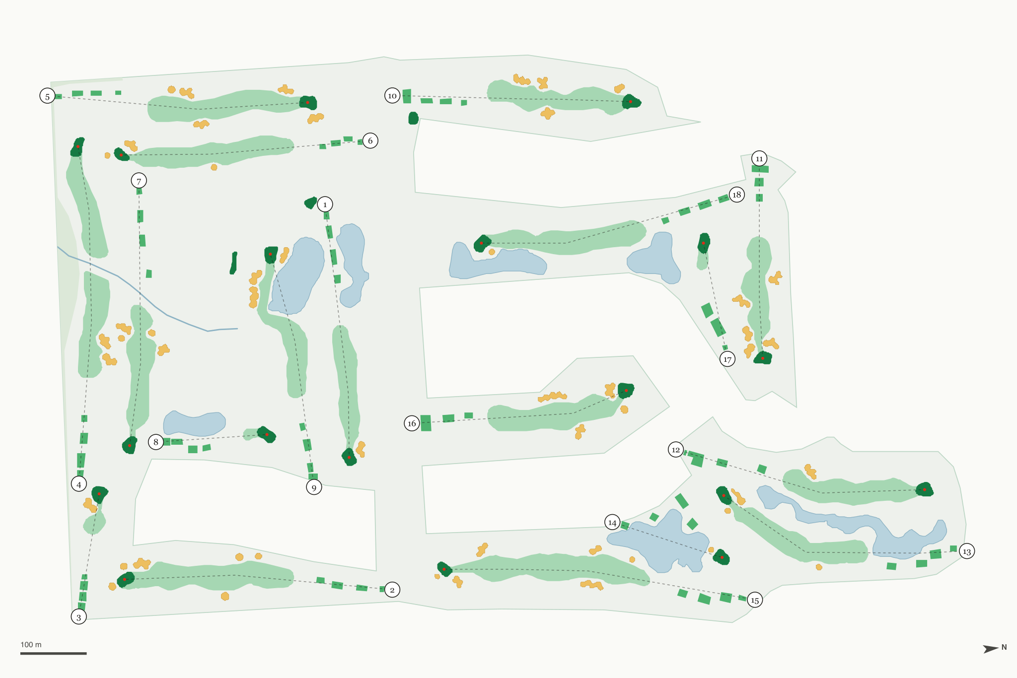 Map of Glenross Golf Club